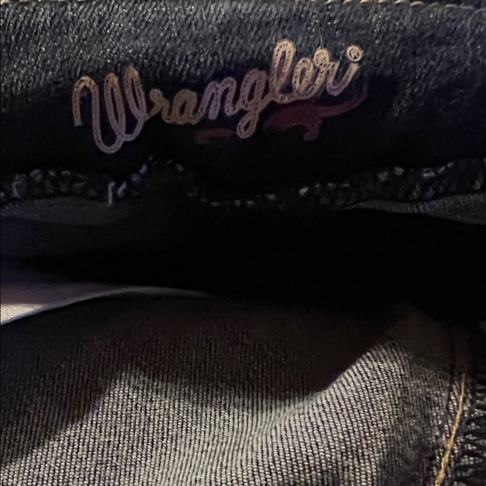Wrangler pull on xl tall Indigo Denim Jeans - Picture 2 of 5